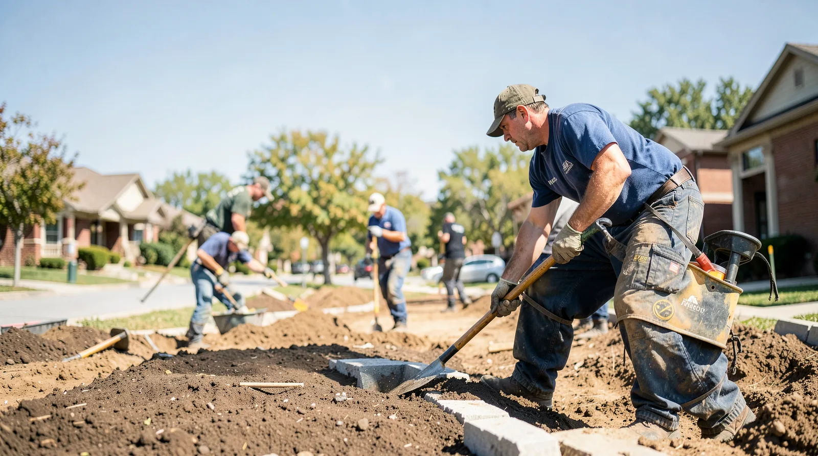 Retaining Wall Construction in East Fultonham, OH